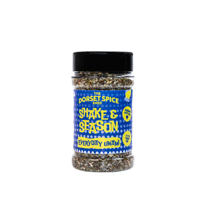 The Dorset Spice Shed - Shake & Season Everyday Umami - all-purpose Mediterranean-style seasoning - naturally enhances flavour 250g