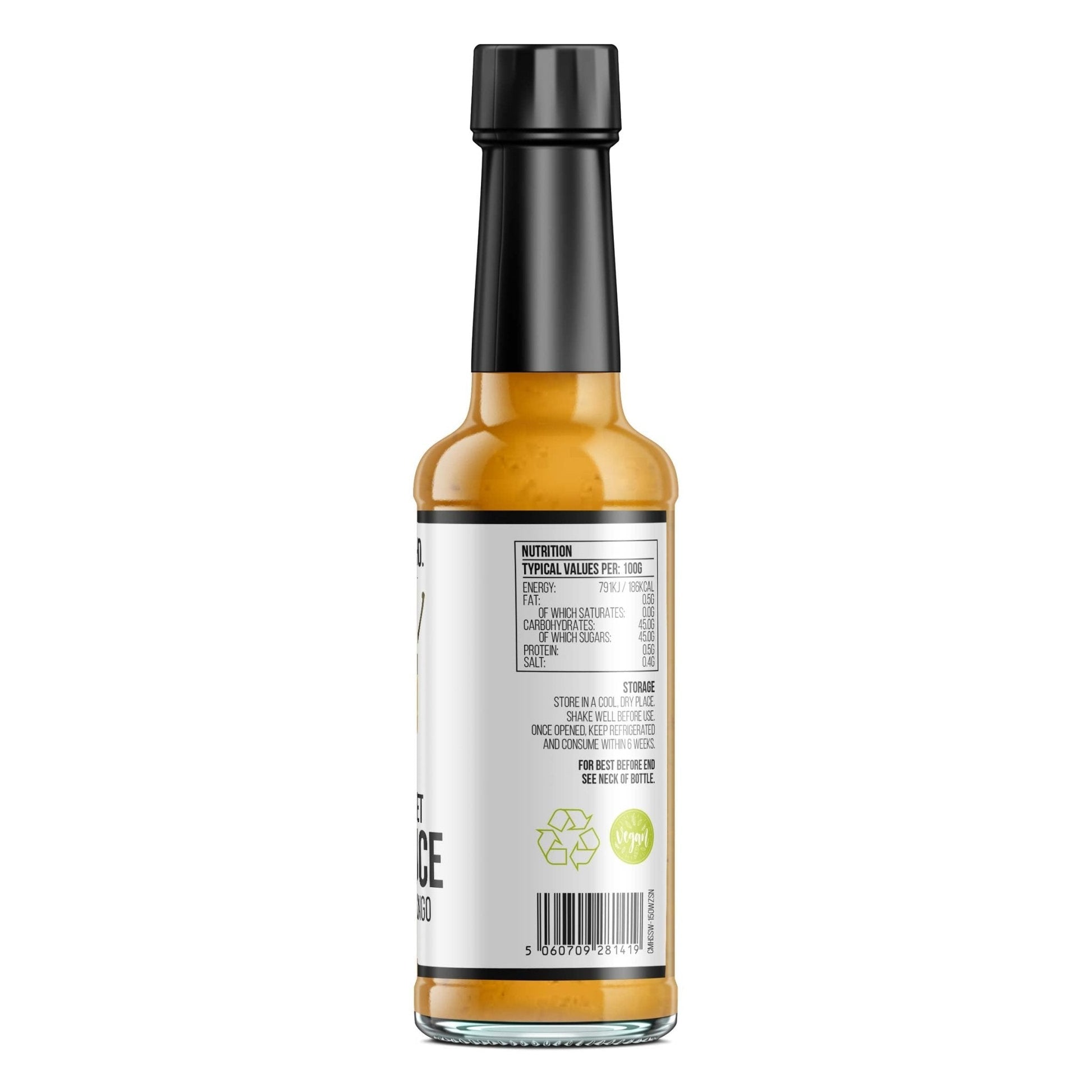 Sweet Bonnet Hot Sauce by Chilli Mash Co., 150ml bottle, featuring vibrant chili mash and rich, flavorful hot sauce in a glass bottle.