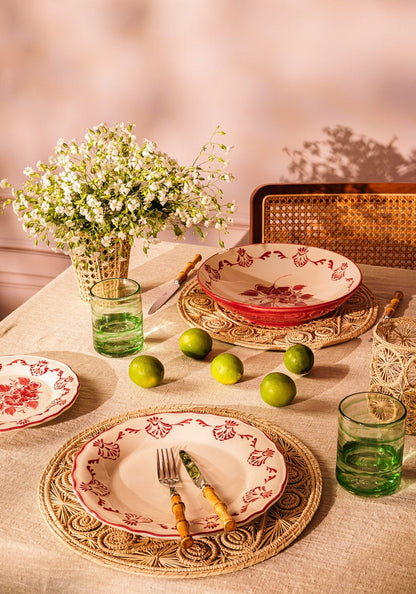 Emma Linen Tablecloth, Oatmeal
