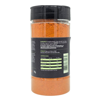 FireFly Barbecue Tandoori Spice Seasoning BBQ Rub in a jar with a vibrant spice blend and label visible.