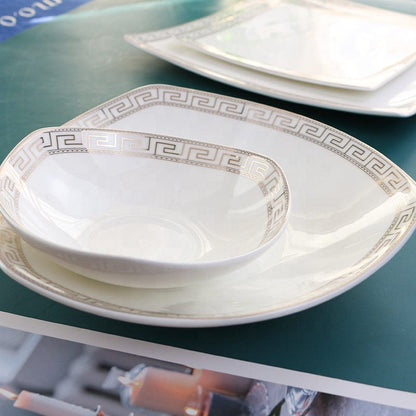 The Glamour Bone China Dinner Set - 16 | 24 Piece