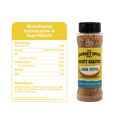 The Dorset Spice Shed - Krispy Roasties Roast Potato Seasoning Gift Pack - A Perfect Gift for Roastie Lovers - Three Fantastic Flavours