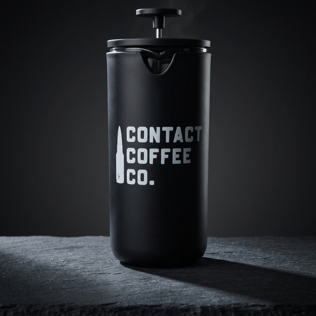 Timemore French Press coffee maker with 450ml capacity, compact travel gear by Contact Coffee Company Ltd.