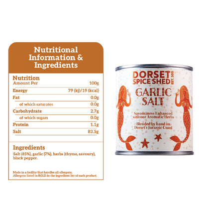 Dorset Spice Shed Garlic Salt 160g