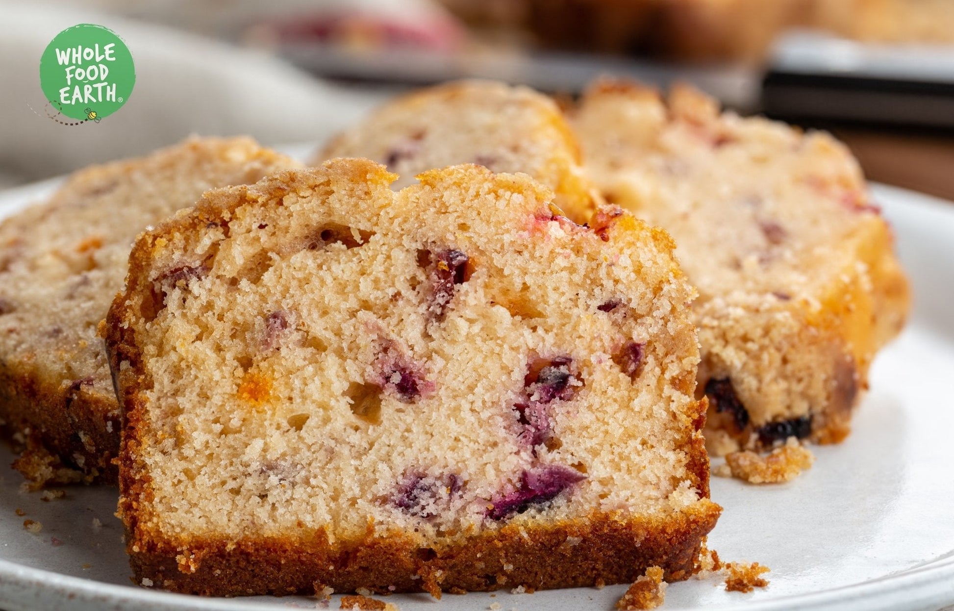 Whole Food Earth dried cranberries, sliced and whole, GMO-free, vegan, and dairy-free dried fruit for healthy snacking.