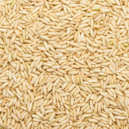 Organic Brown Glutinous Long Rice from Whole Food Earth, GMO-free vegan rice with raw, eco-social benefits, suitable for healthy dishes.