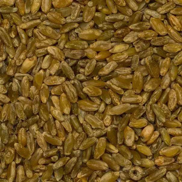 Raw organic Freekeh wholegrain from Whole Food Earth, GMO-free, vegan, and additive-free in a natural, unprocessed form.