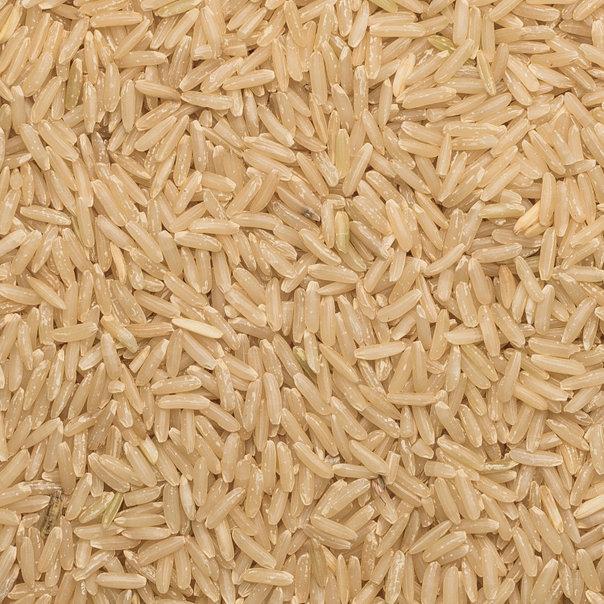 Organic Jasmine Brown Rice from Whole Food Earth, raw, GMO-free, vegan-friendly rice with no additives in a clear package.