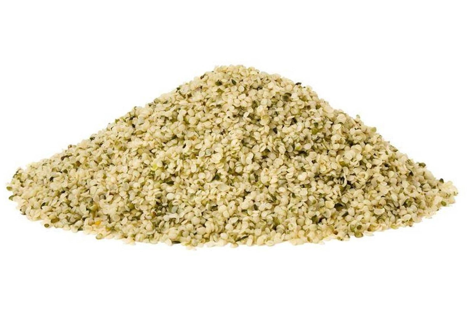 Raw organic shelled hemp seeds from Whole Food Earth, showing light-colored hulled hemp seeds in a clear bowl.