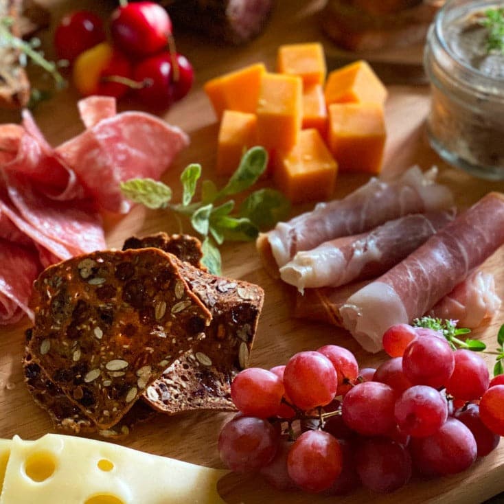 an image of lovely food! Chbarcuterie, cheese and more